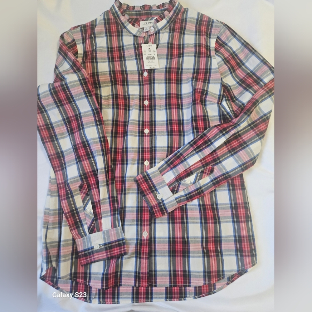 J . Crew Flannel Buttoned Shirt